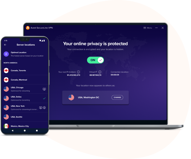 справжня конфіденційність в Інтернеті з Avast SecureLine VPN